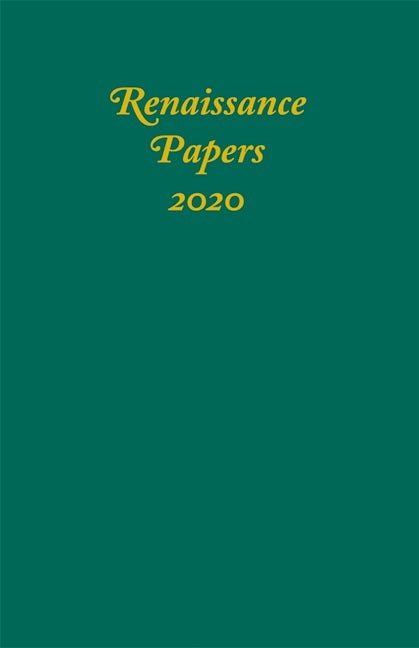 Book cover image for Renaissance Papers 2020 ISBN: 9781640141124